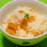 凍ったまま投入＊ウニご飯